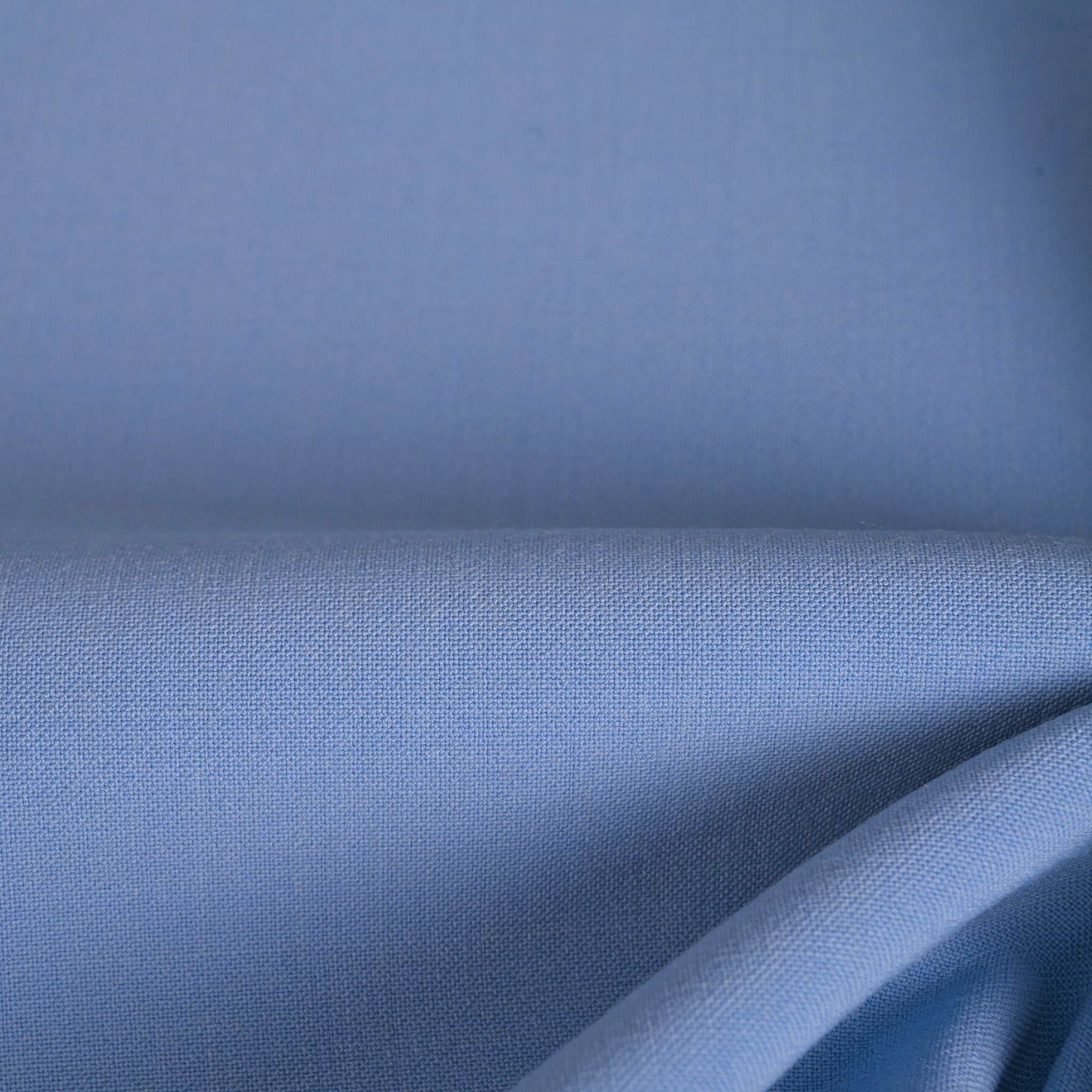 Blue Double Weave Suiting Fabric 3549