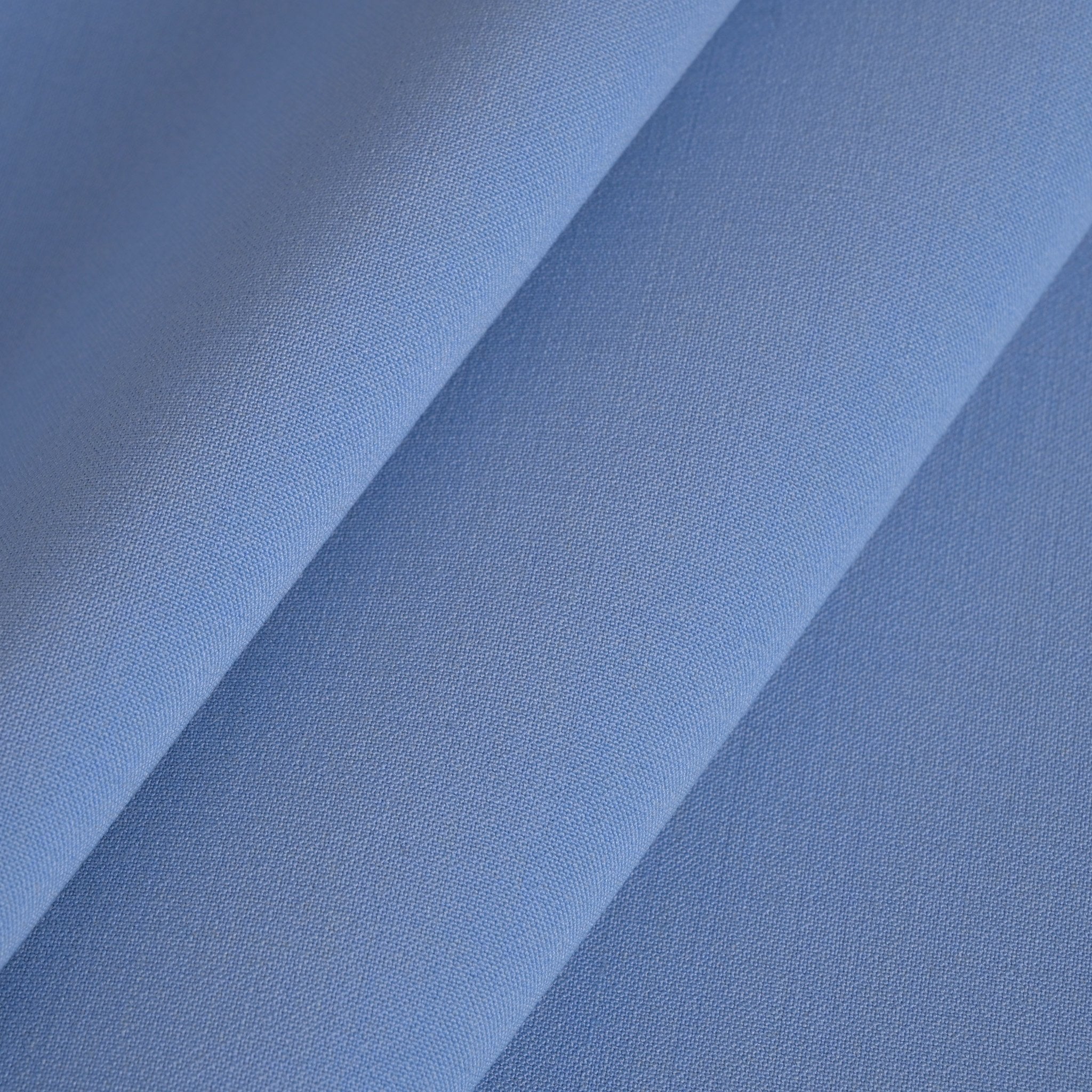 Blue Double Weave Suiting Fabric 3549