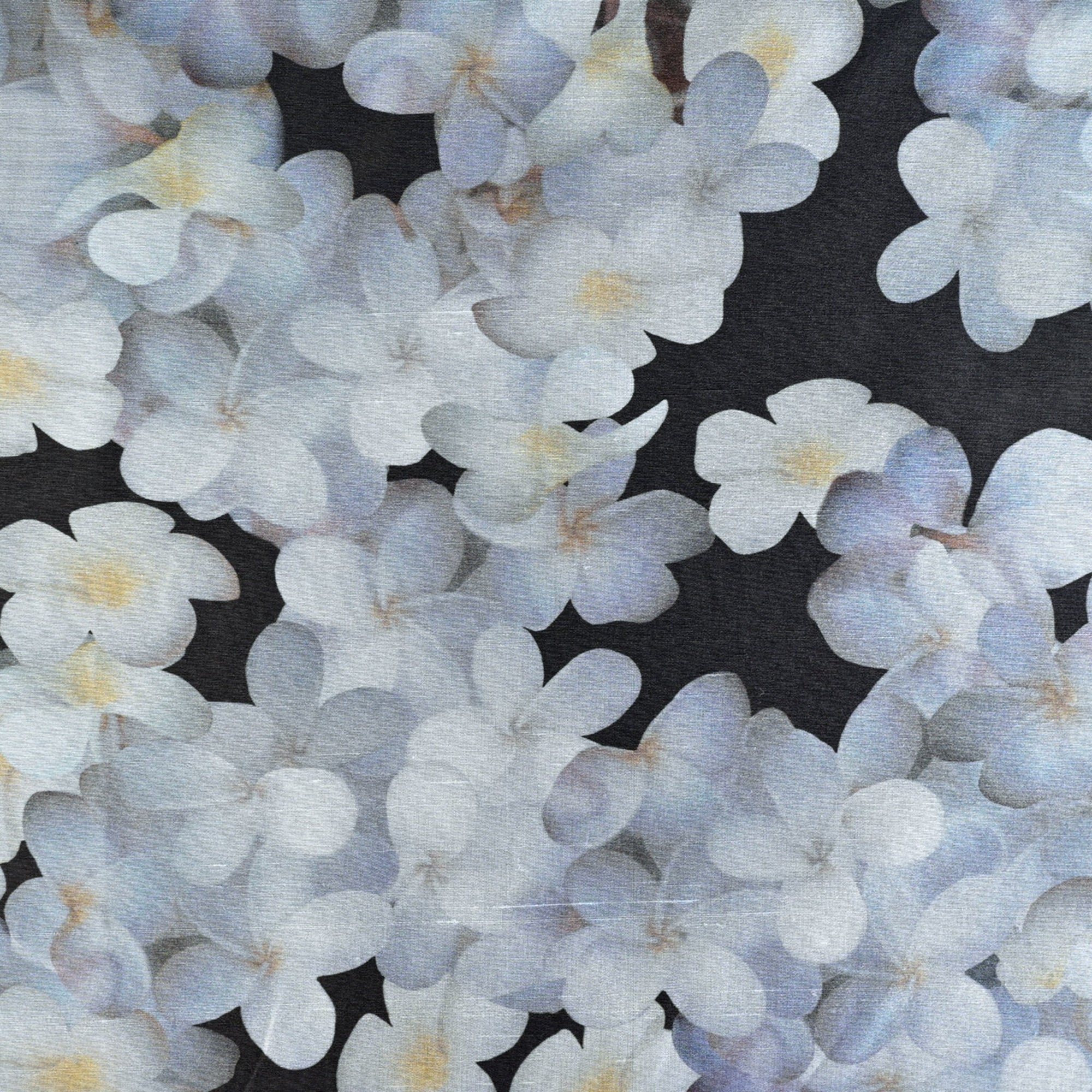 Blue Floral Double Faced Fabric 98884