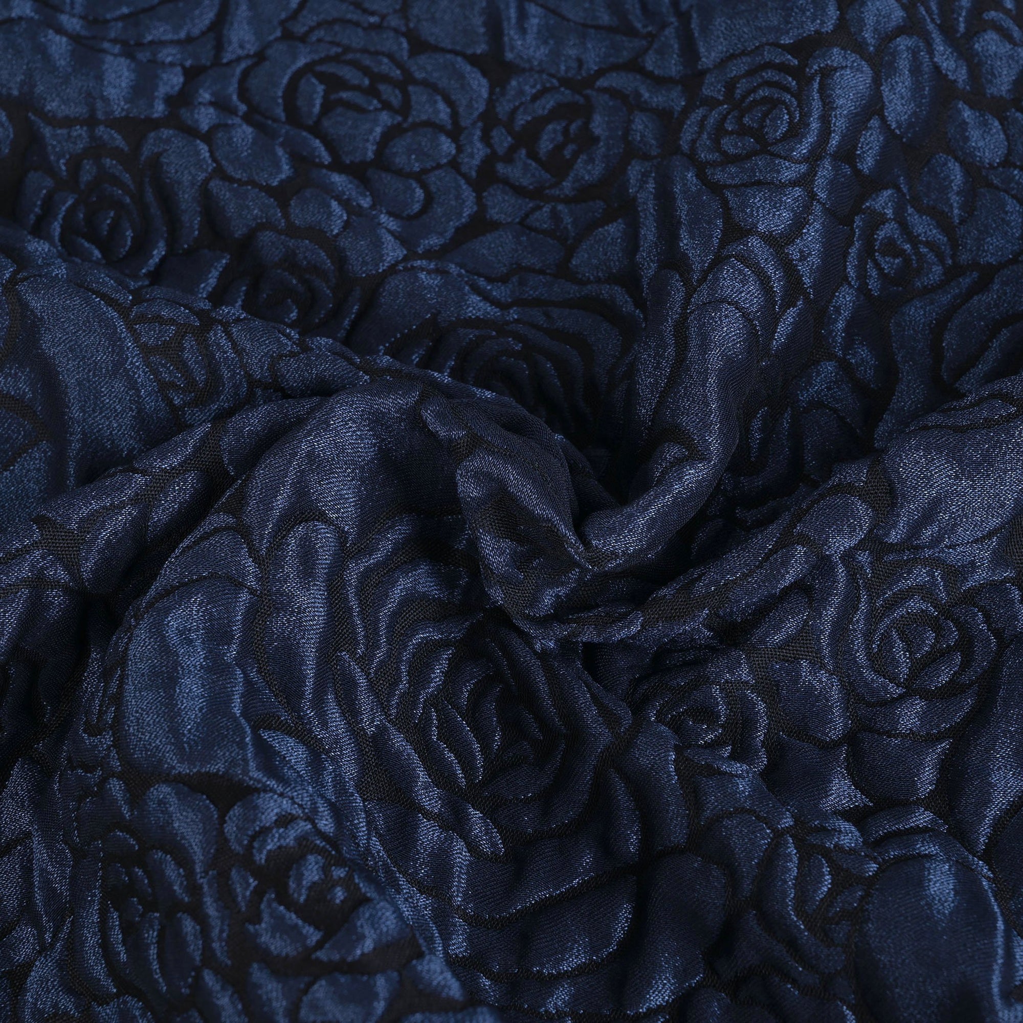 Blue Jacquard Fabric 1529