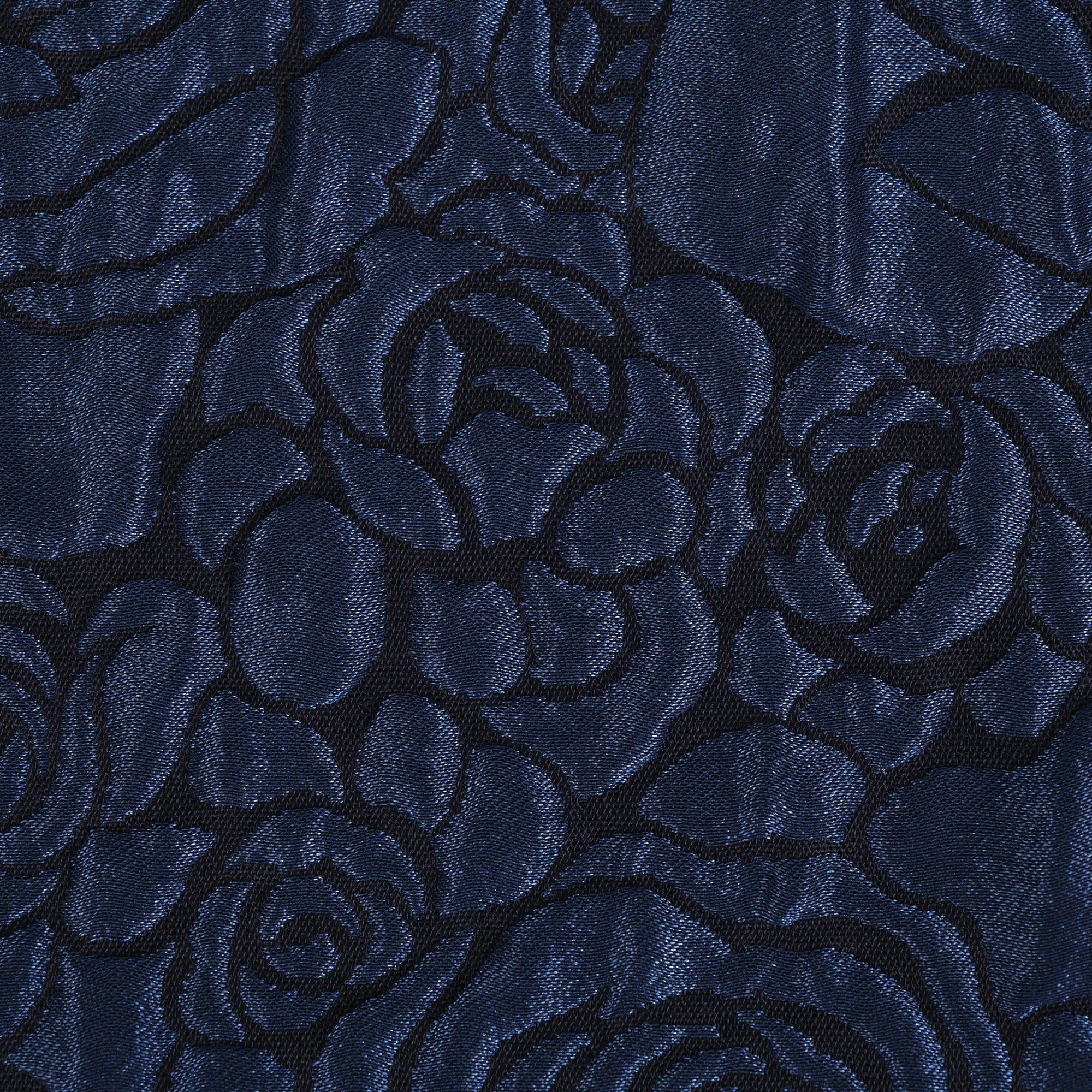 Blue Jacquard Fabric 1529