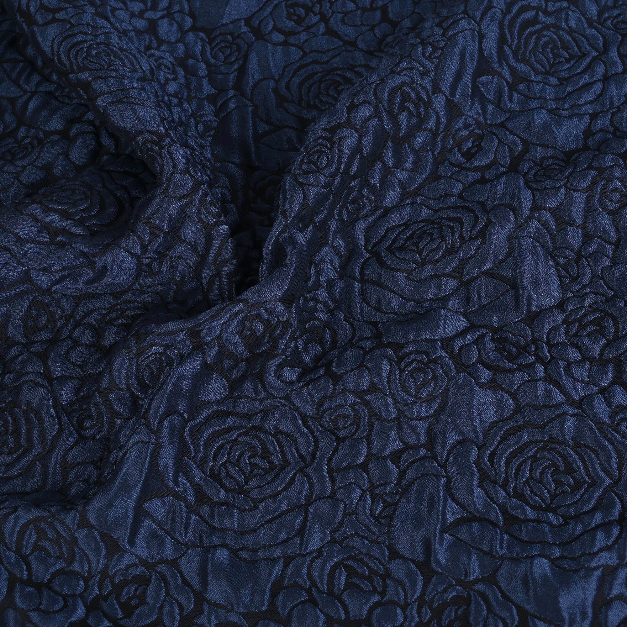 Blue Jacquard Fabric 1529