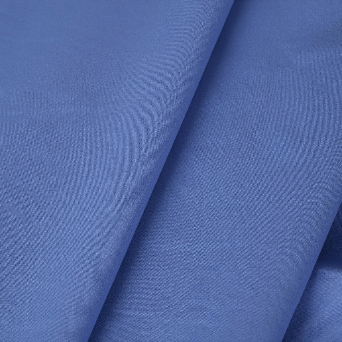 Blue Poplin Fabric 3060