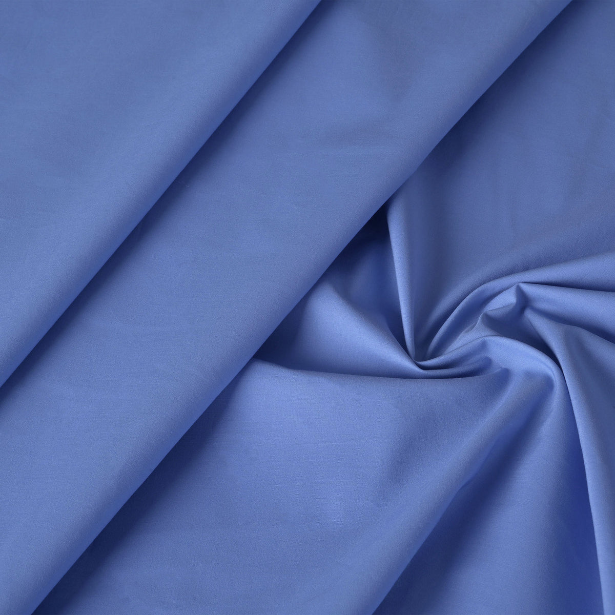 Blue Poplin Fabric 3060