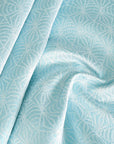 Blue Shiny Jacquard Fabric 95274