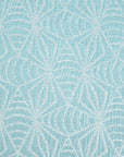 Blue Shiny Jacquard Fabric 95274