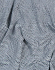 Blue Shiny Tweed Fabric 1199