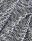 Blue Shiny Tweed Fabric 1199