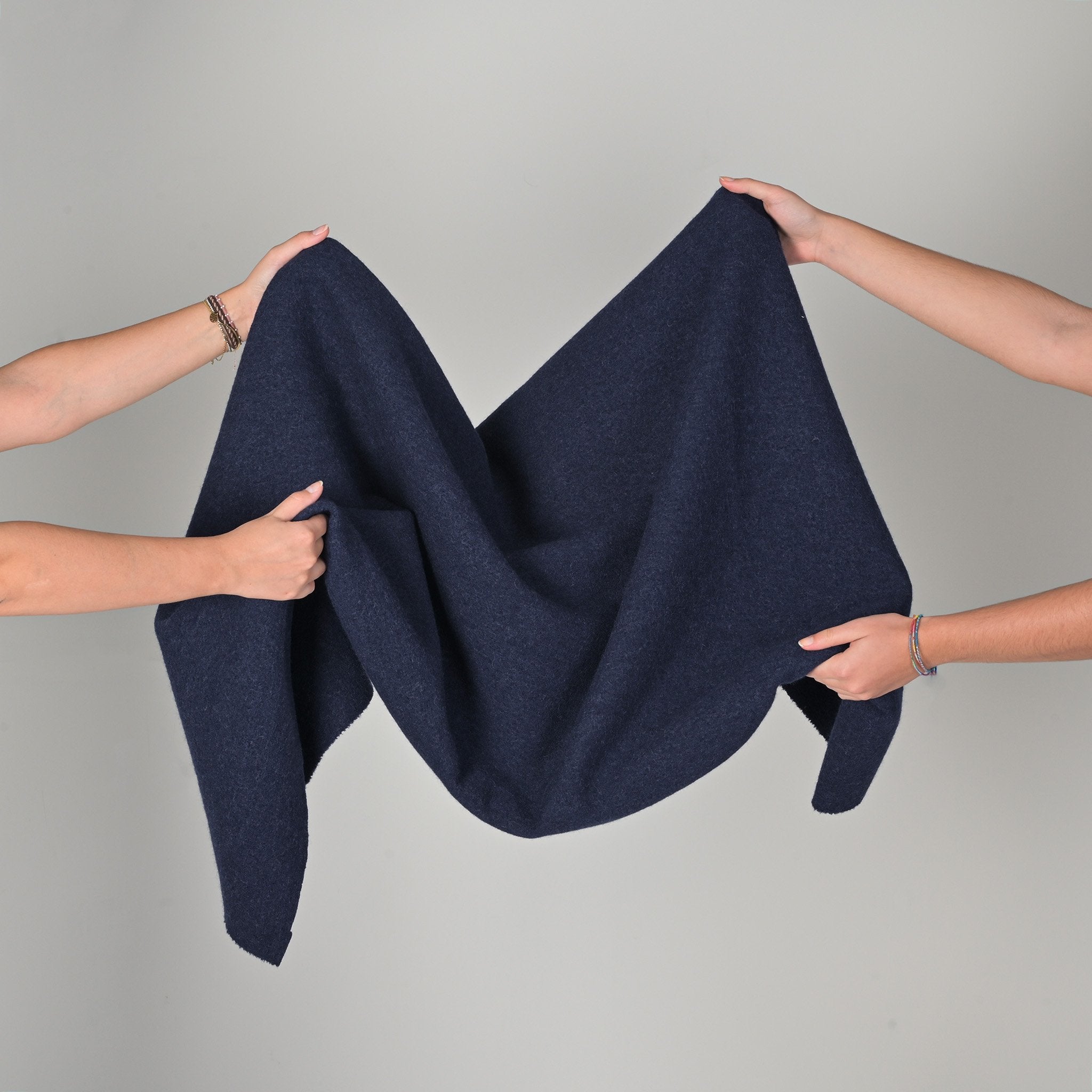 Blue Textured Coating Fabric 12037