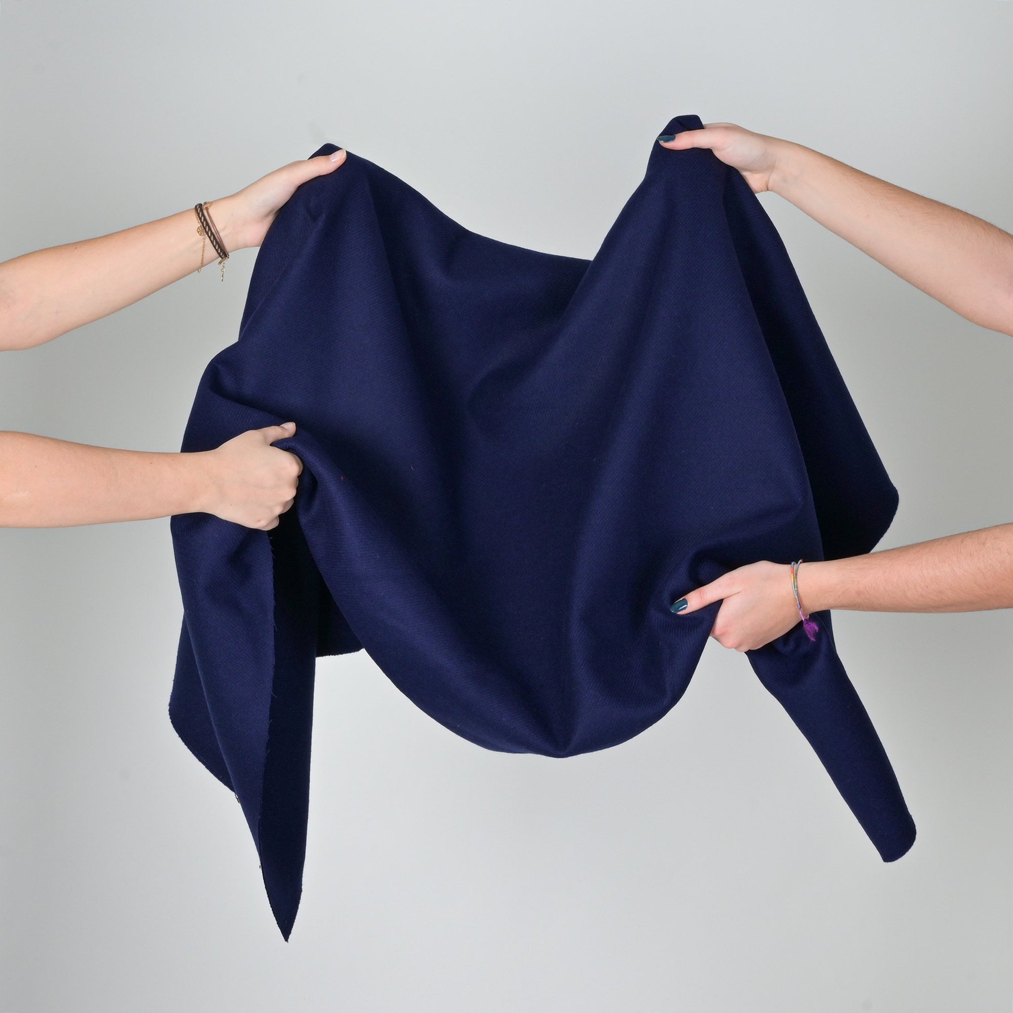 Blue Twill Coating Fabric 9066