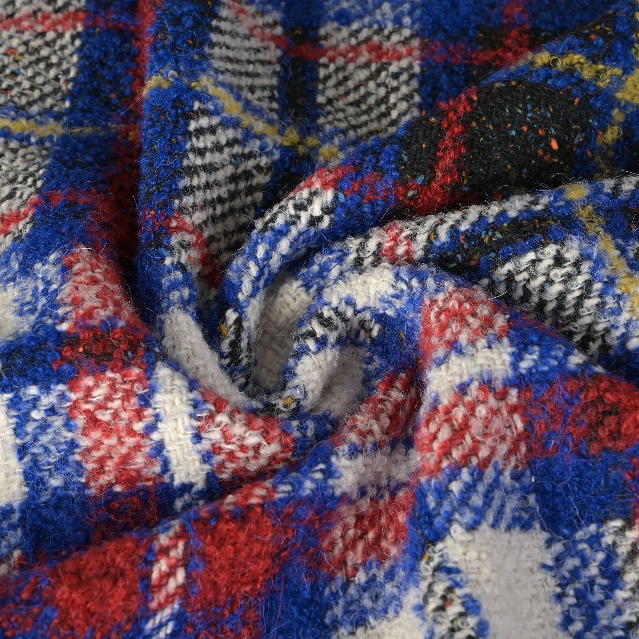 Blue and Red Coating Fabric 3197