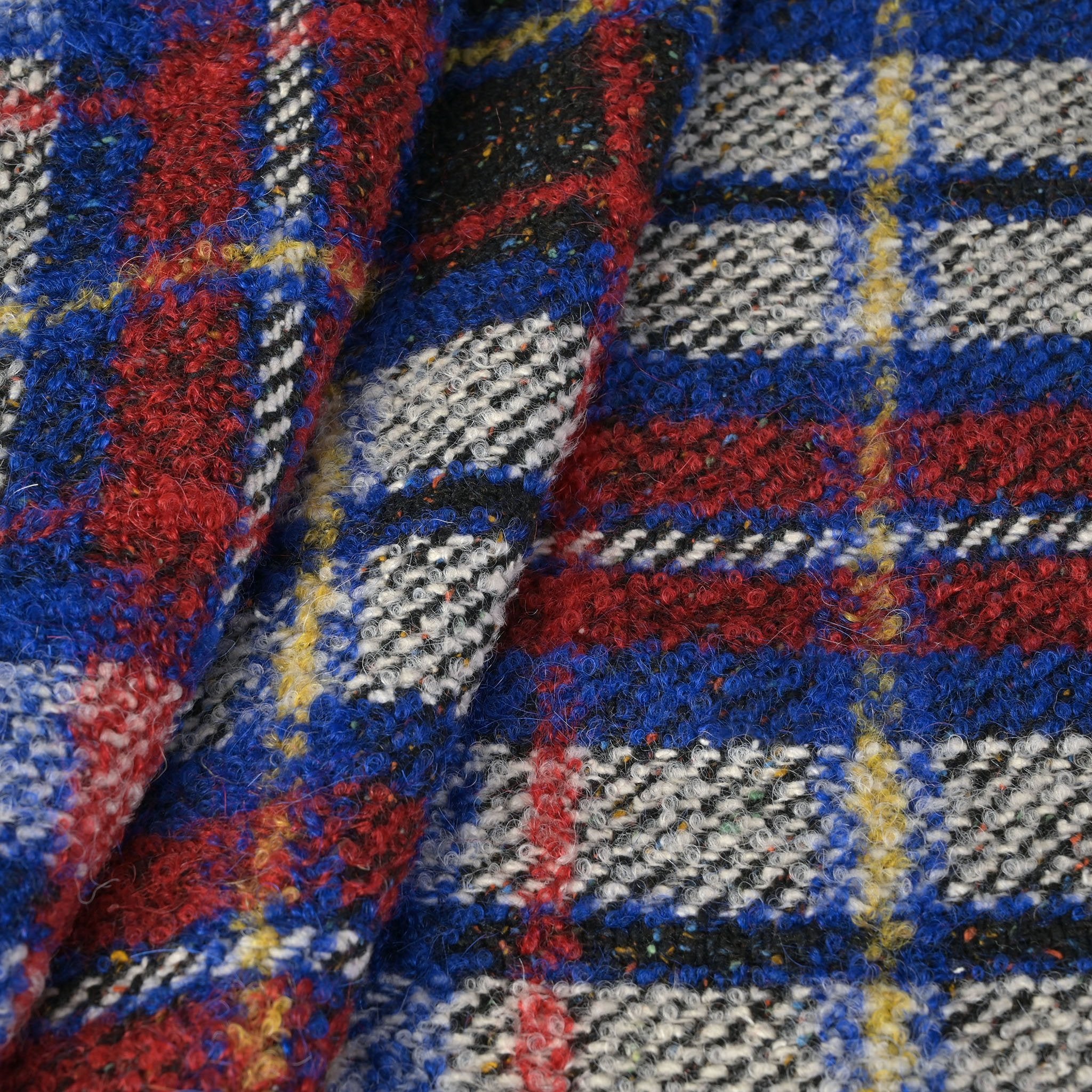 Blue and Red Coating Fabric 3197