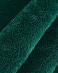 Bottle Green Faux Fur Fabric 4222