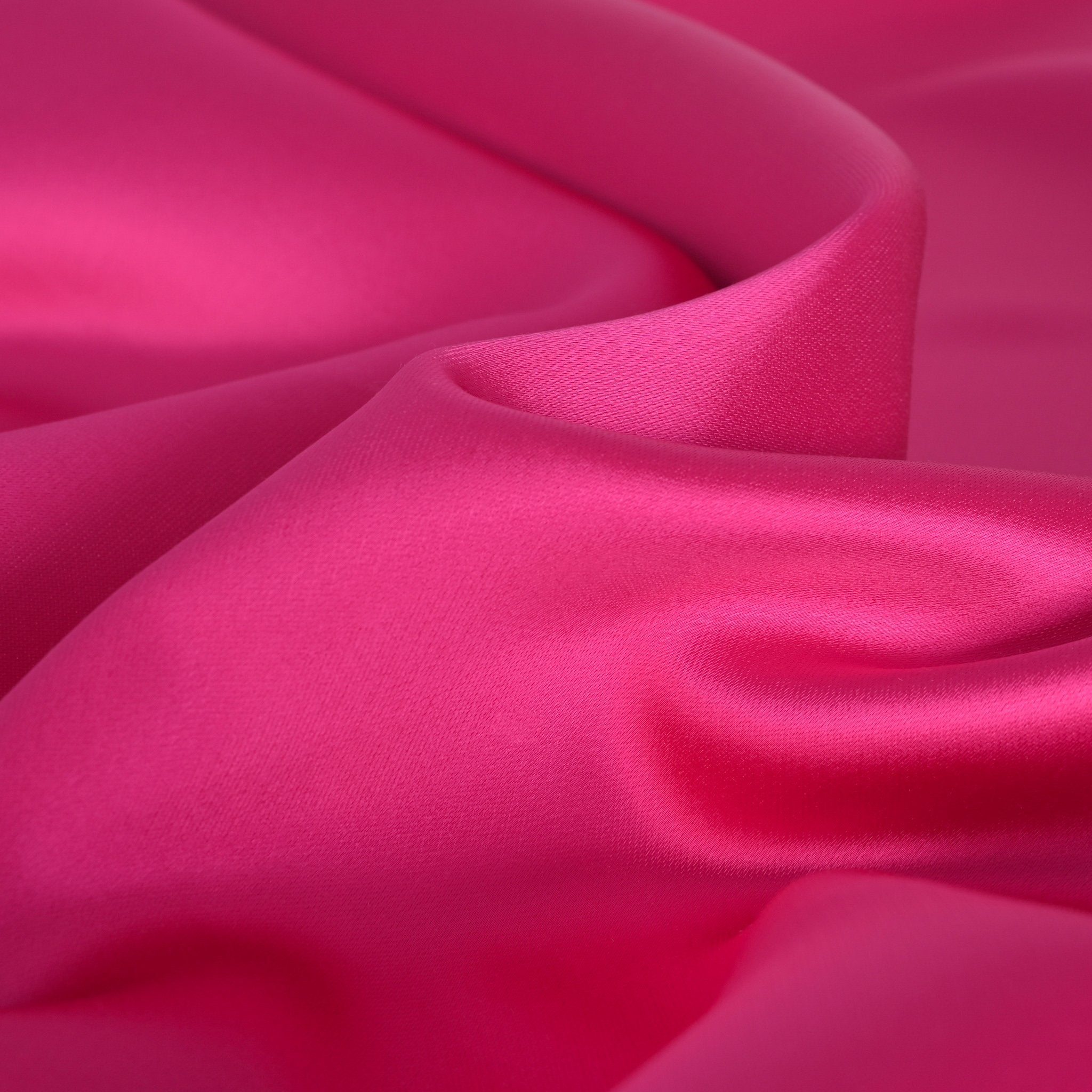 Bright Pink Satin Fabric 6791