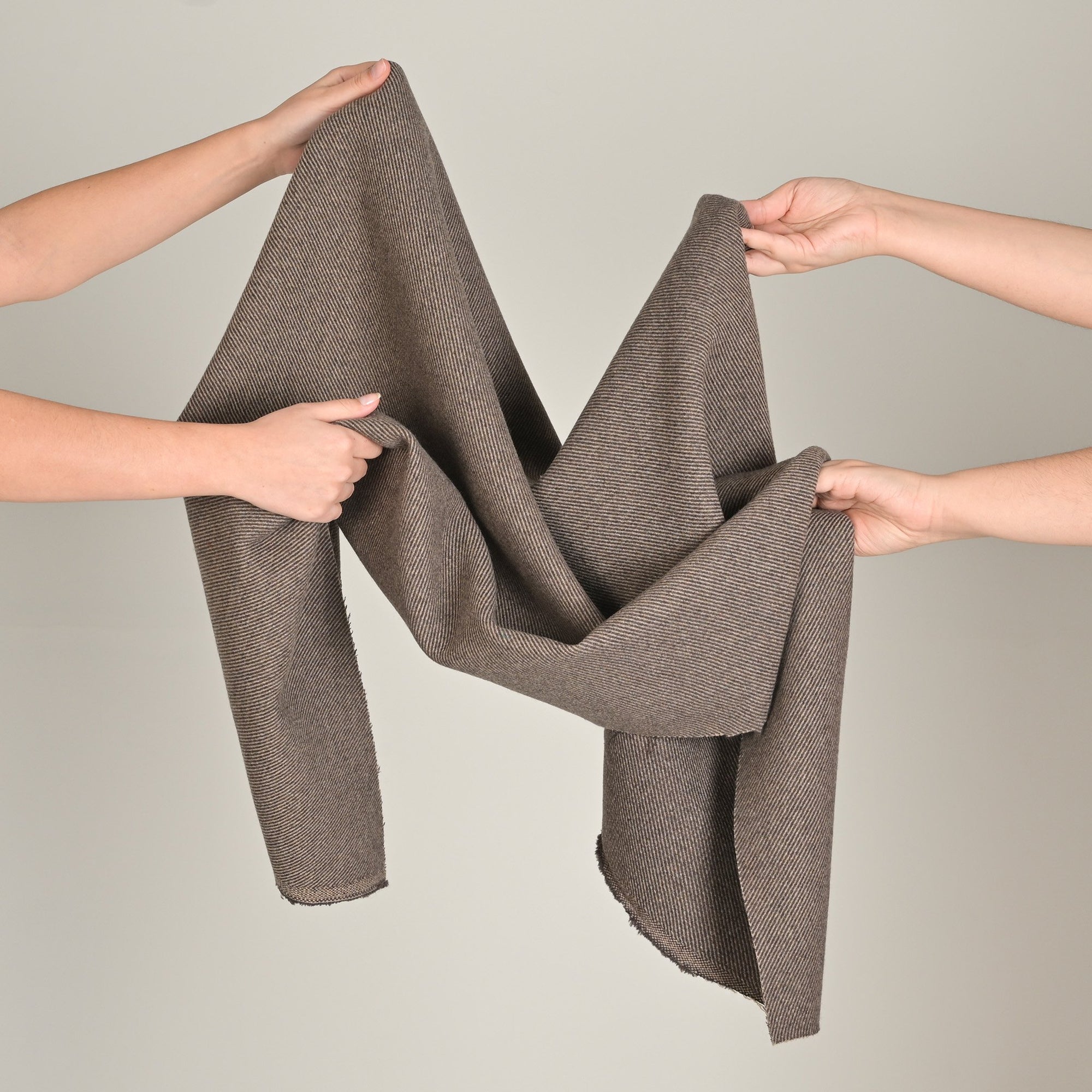 Brown Coating Twill Fabric 8375