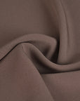 Brown Satin Backed Crepe Fabric 96906