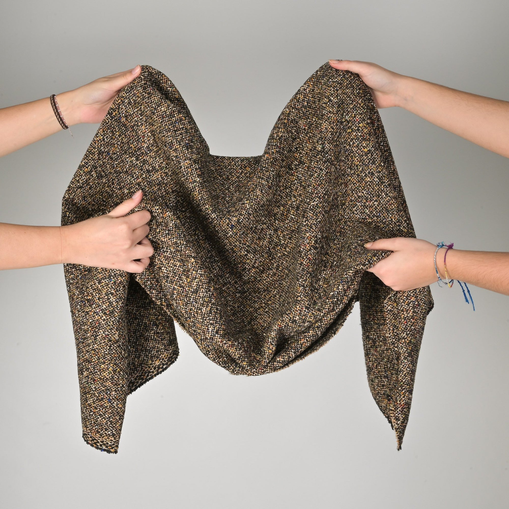 Brown Tweed Coating Fabric 79918