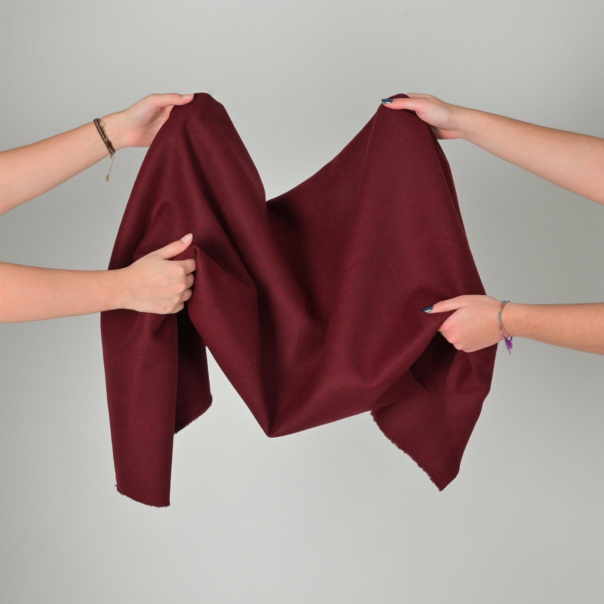 Burgundy Twill Coating Fabric 9835