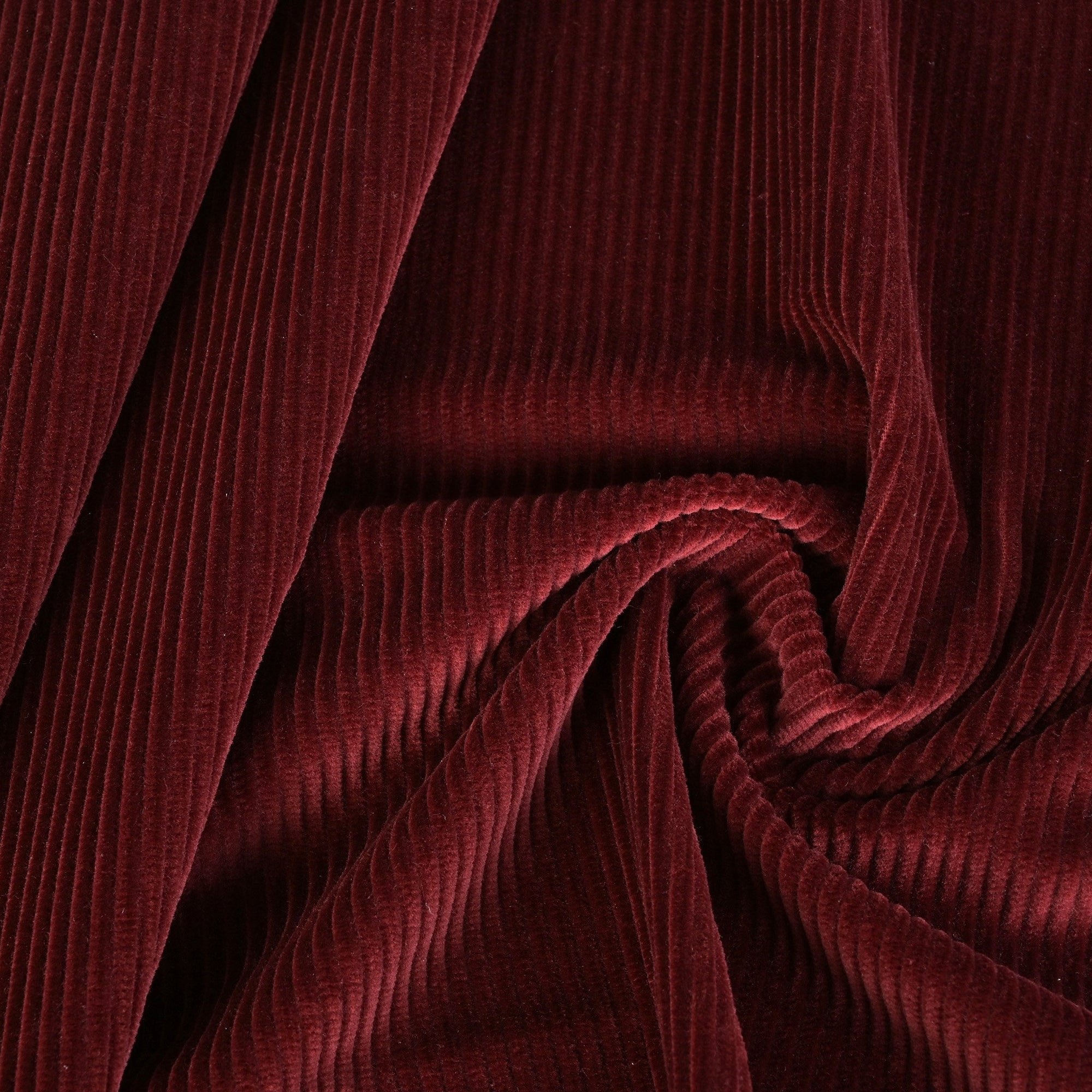 Burgundy Corduroy Fabric 3715