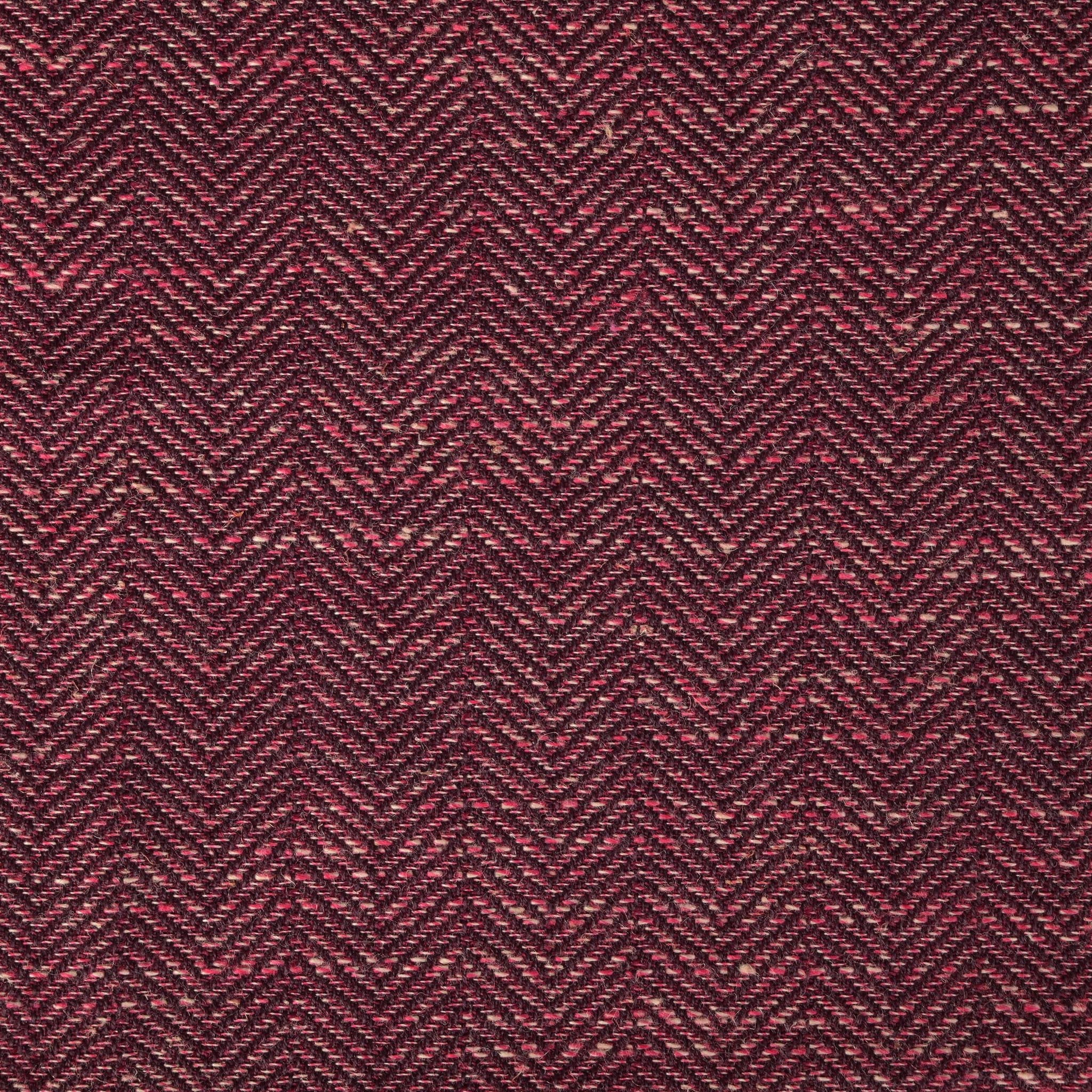 Burgundy Herringbone Suiting Fabric 4291