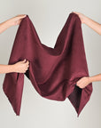 Burgundy Suede Fabric 4952