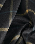 Charcoal Check Coating Fabric 97569