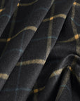 Charcoal Check Coating Fabric 97569