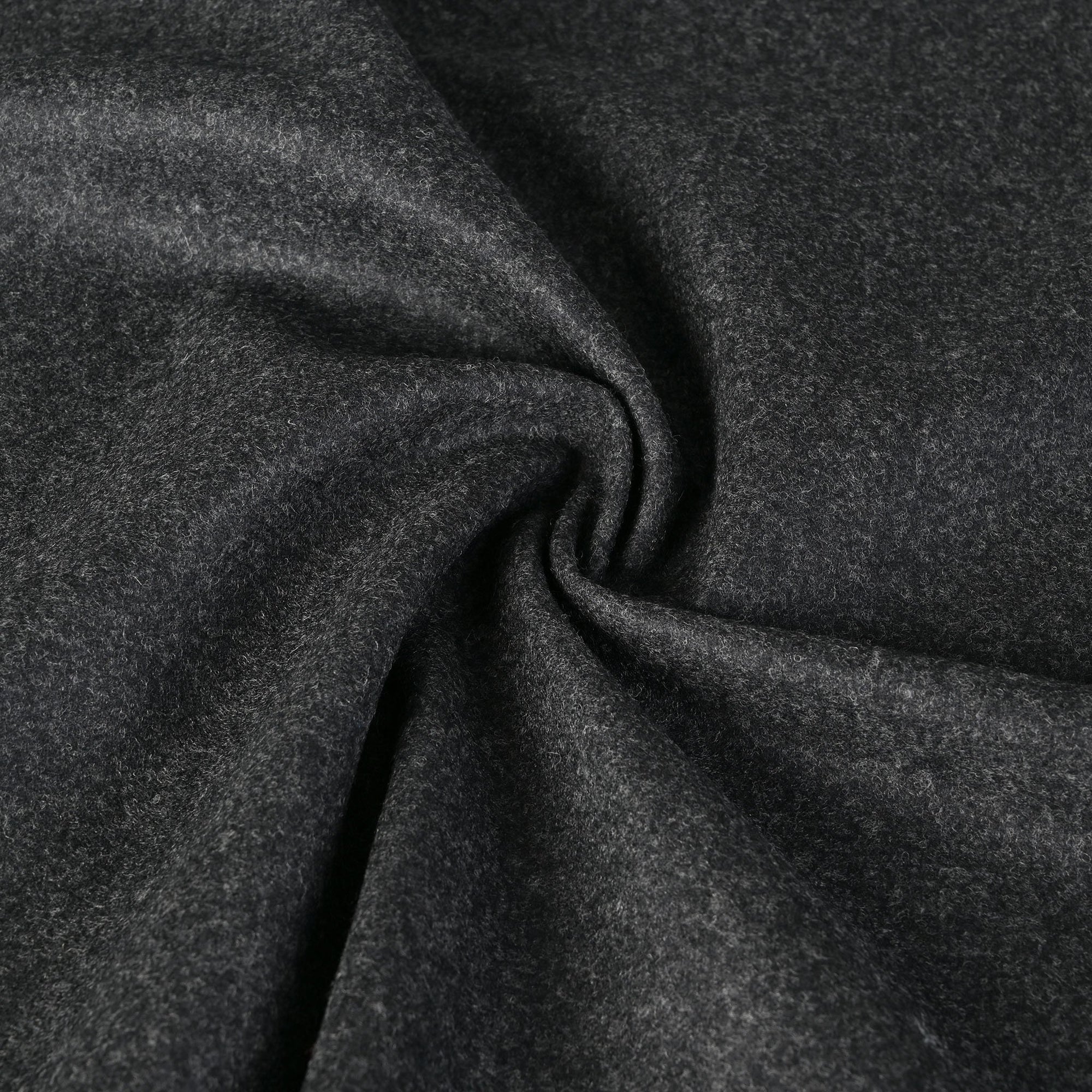 Charcoal Woollen Suiting Fabric 11095