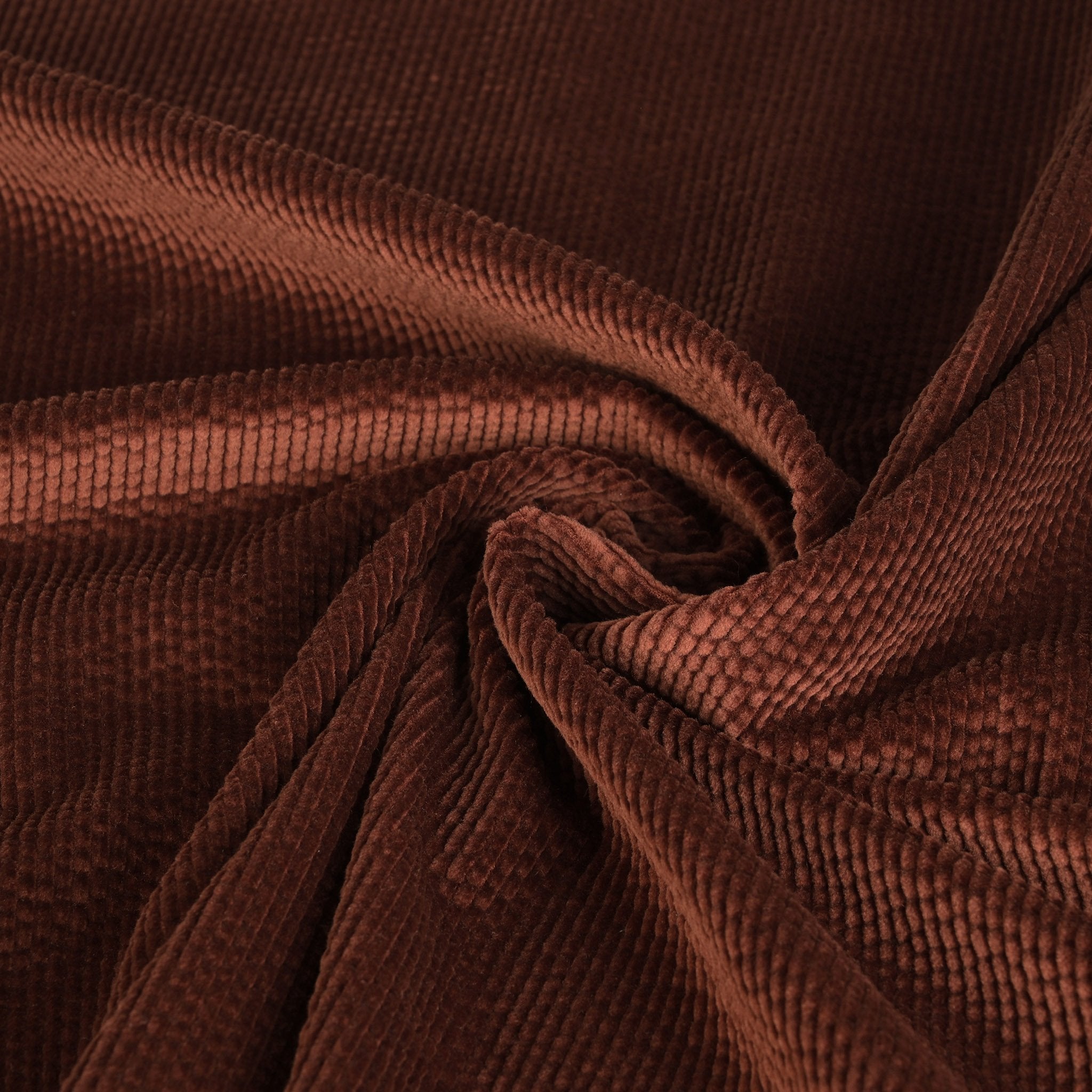 Copper Brown Corduroy Fabric 3732