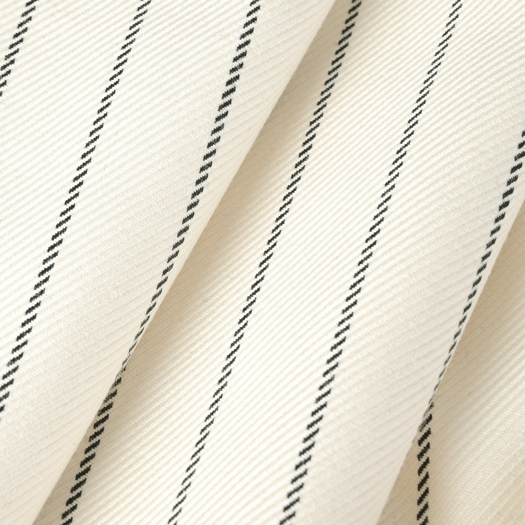 Cream Pinstriped Suiting Fabric 2762