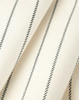 Cream Pinstriped Suiting Fabric 2762