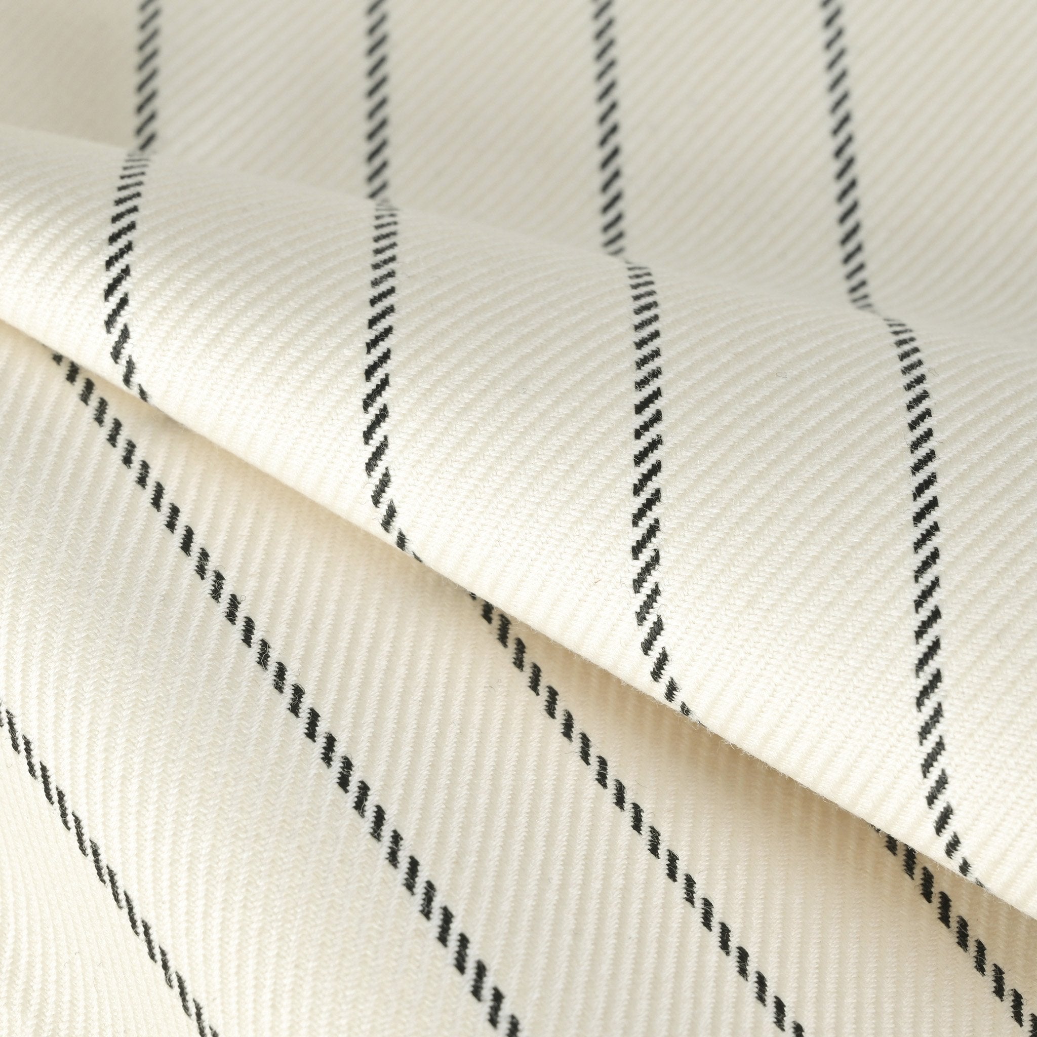 Cream Pinstriped Suiting Fabric 2762