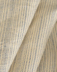 Cream Striped Linen Fabric 7115