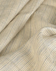 Cream Striped Linen Fabric 7115