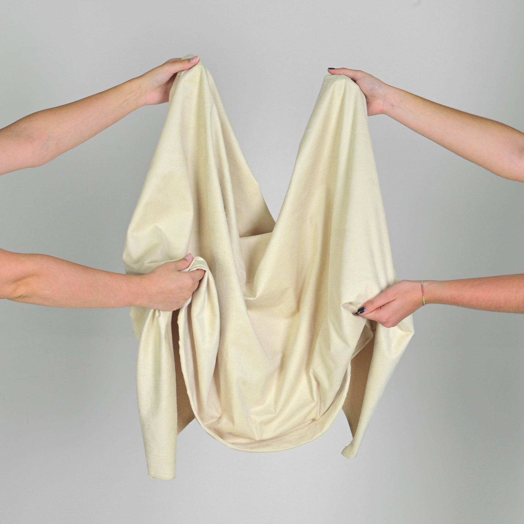Cream Suede Fabric 4961