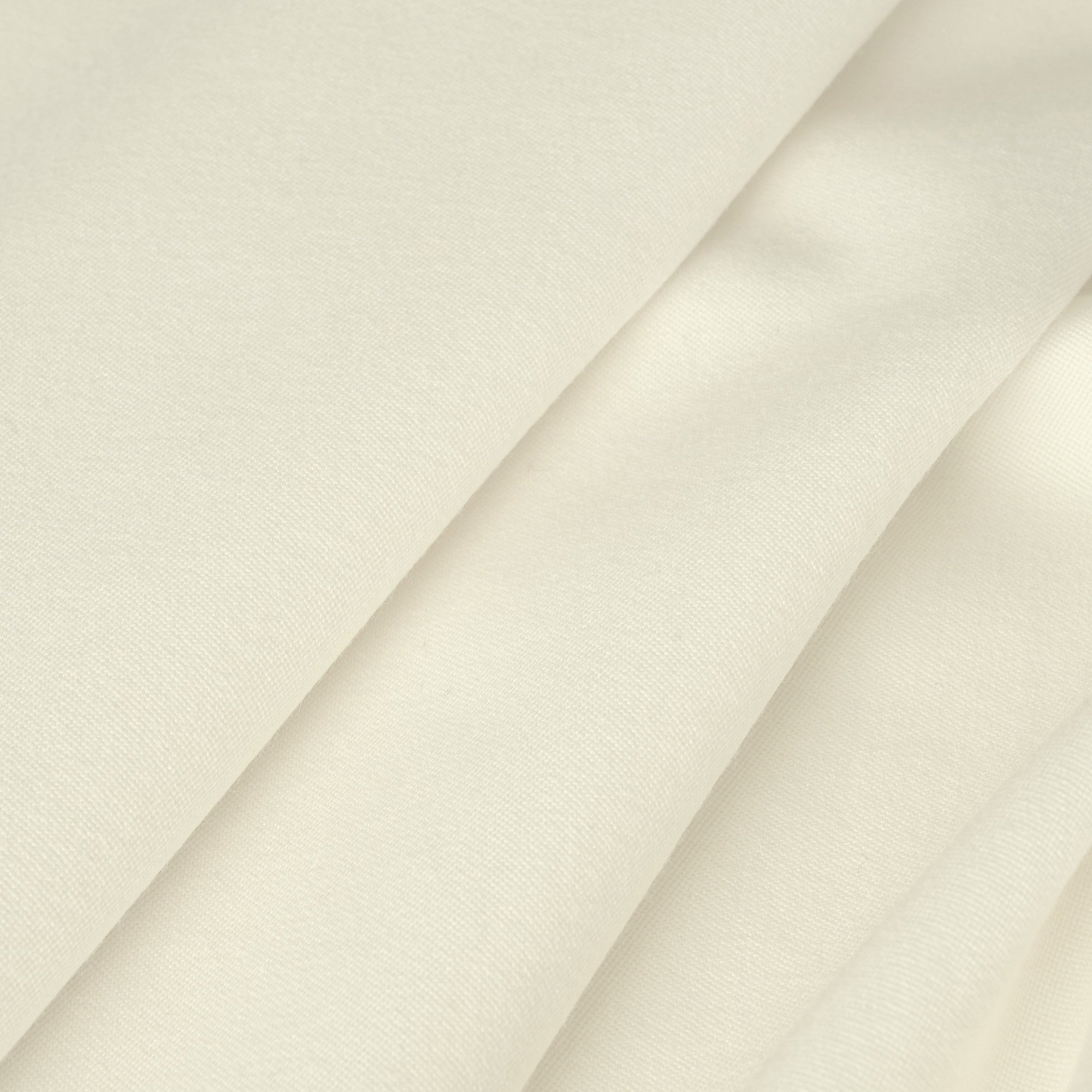 Cream Woollen Canvas Fabric 896
