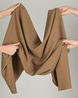 Dark Camel Twill Fabric 2593