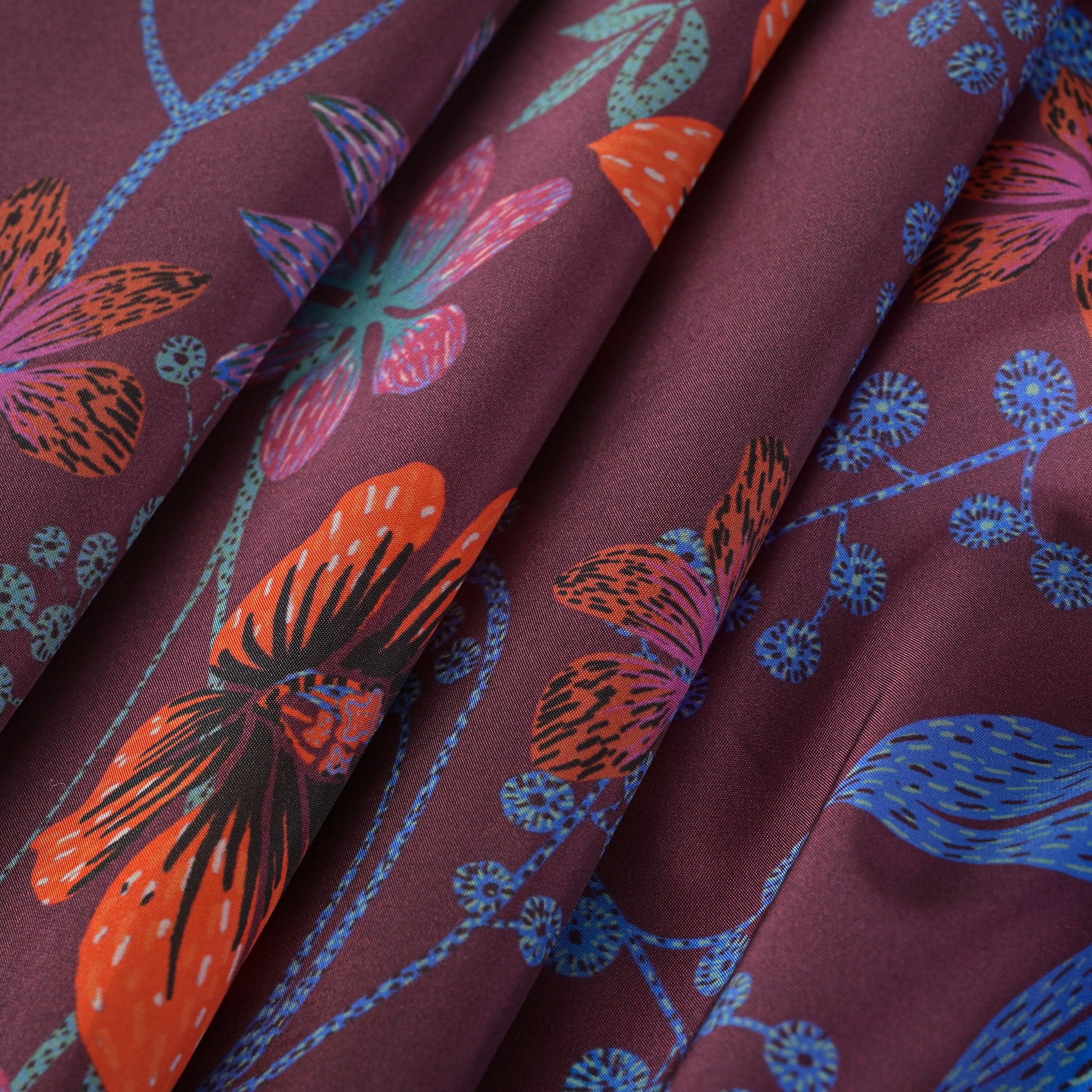 Floral Blouse Weight Fabric 6627