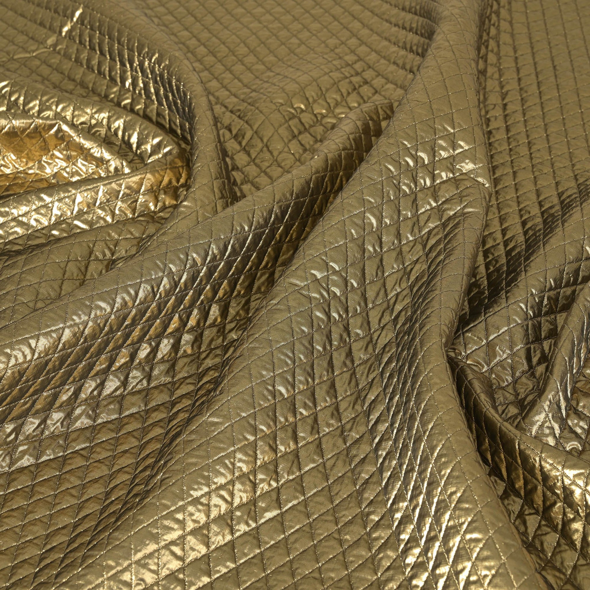 Gold Quilted Fabric 4104