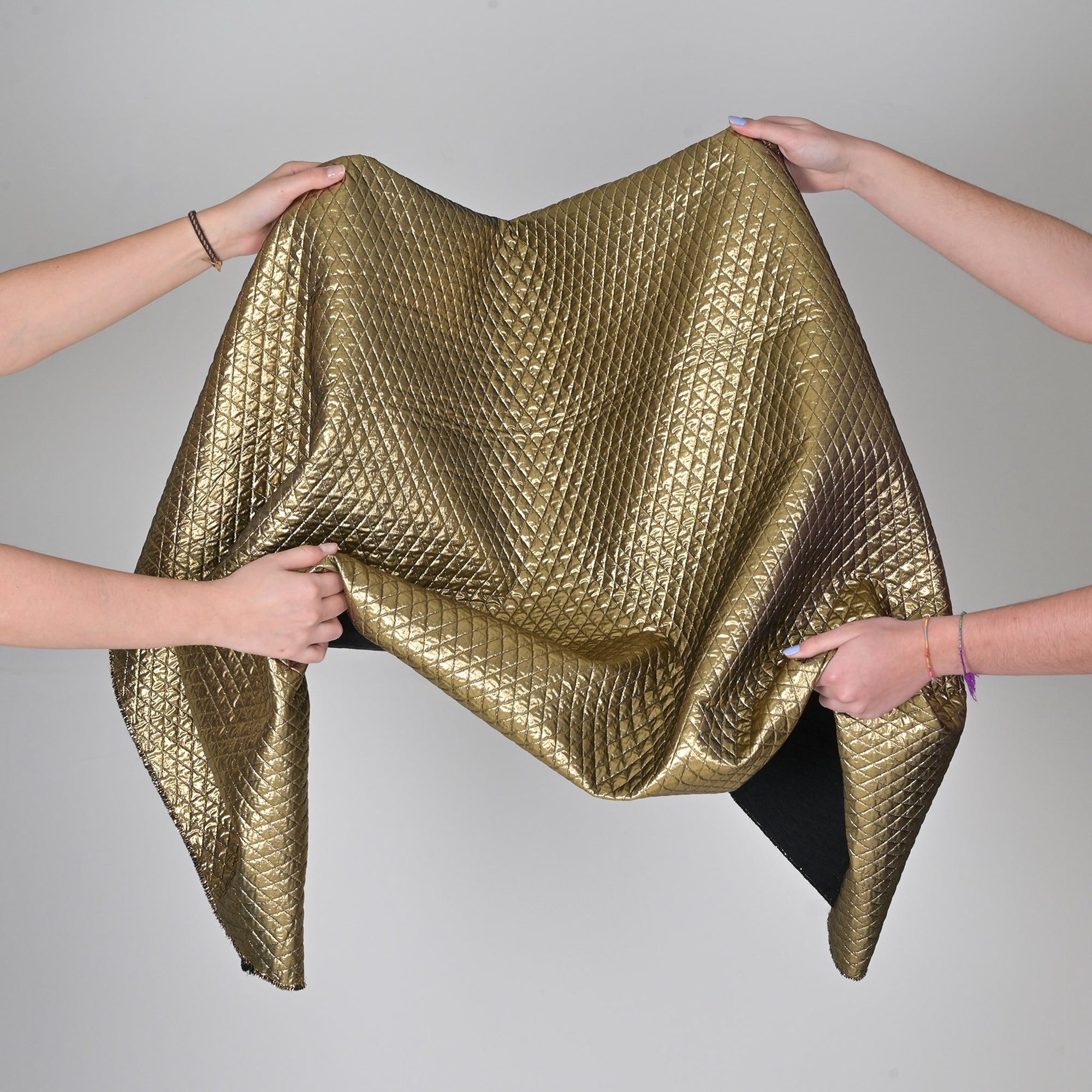 Gold Quilted Fabric 4104