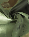 Green Abstract Blouse Weight Fabric 6621