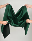 Green Bonded Satin Fabric 97094