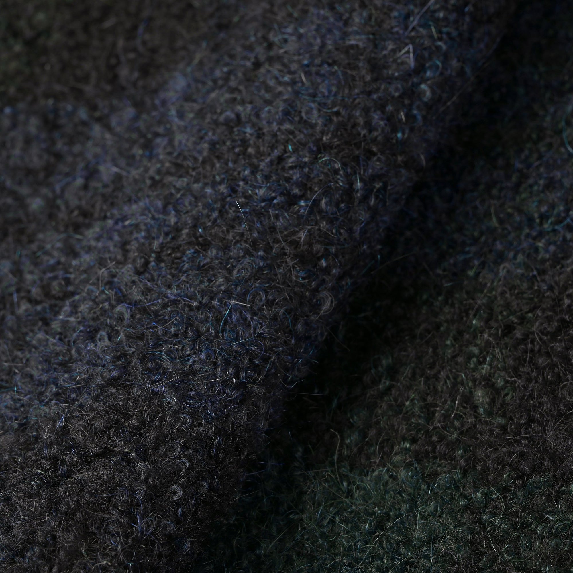 Green Bouclé Coating Fabric 11090