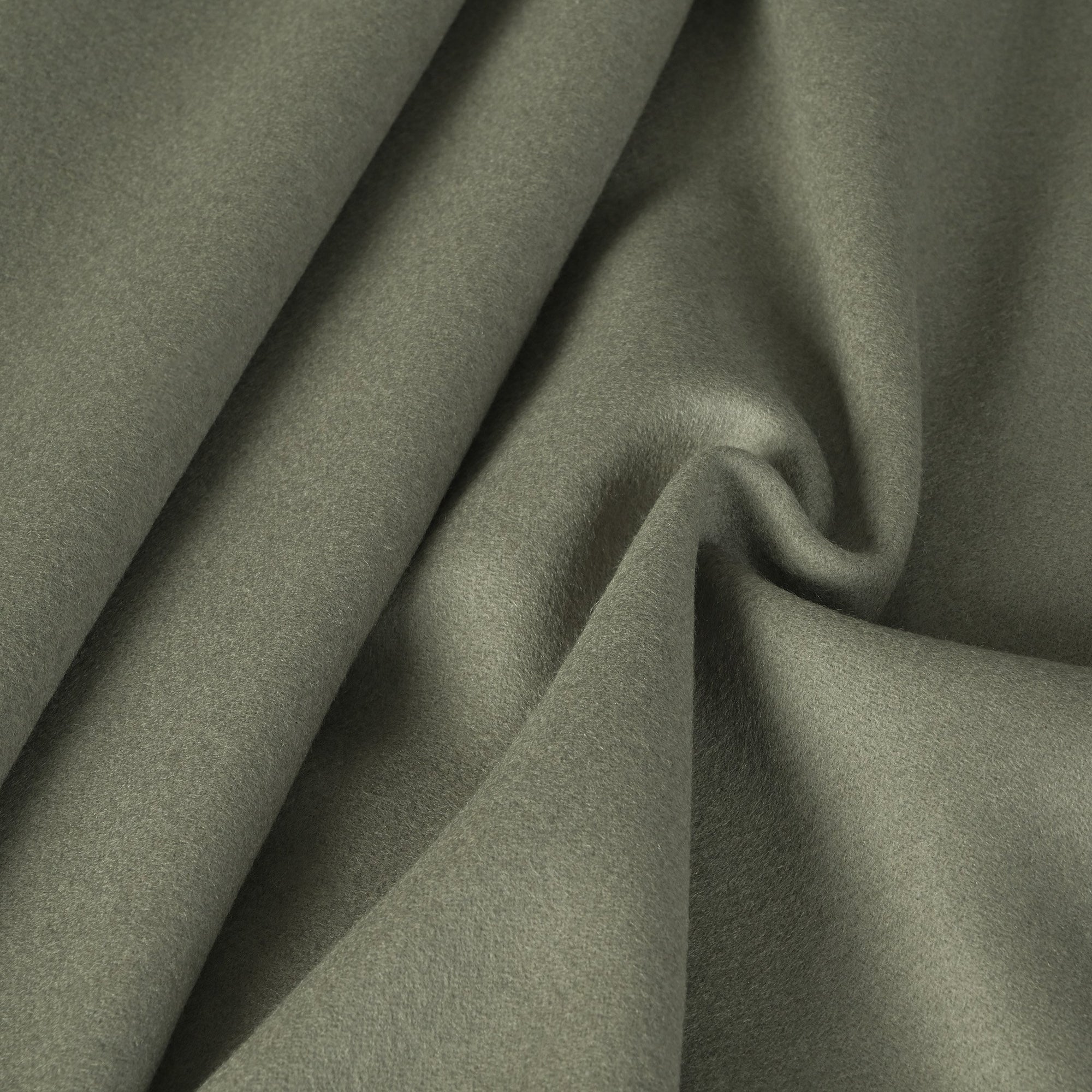 Green Cashmere Coating Fabric 95436
