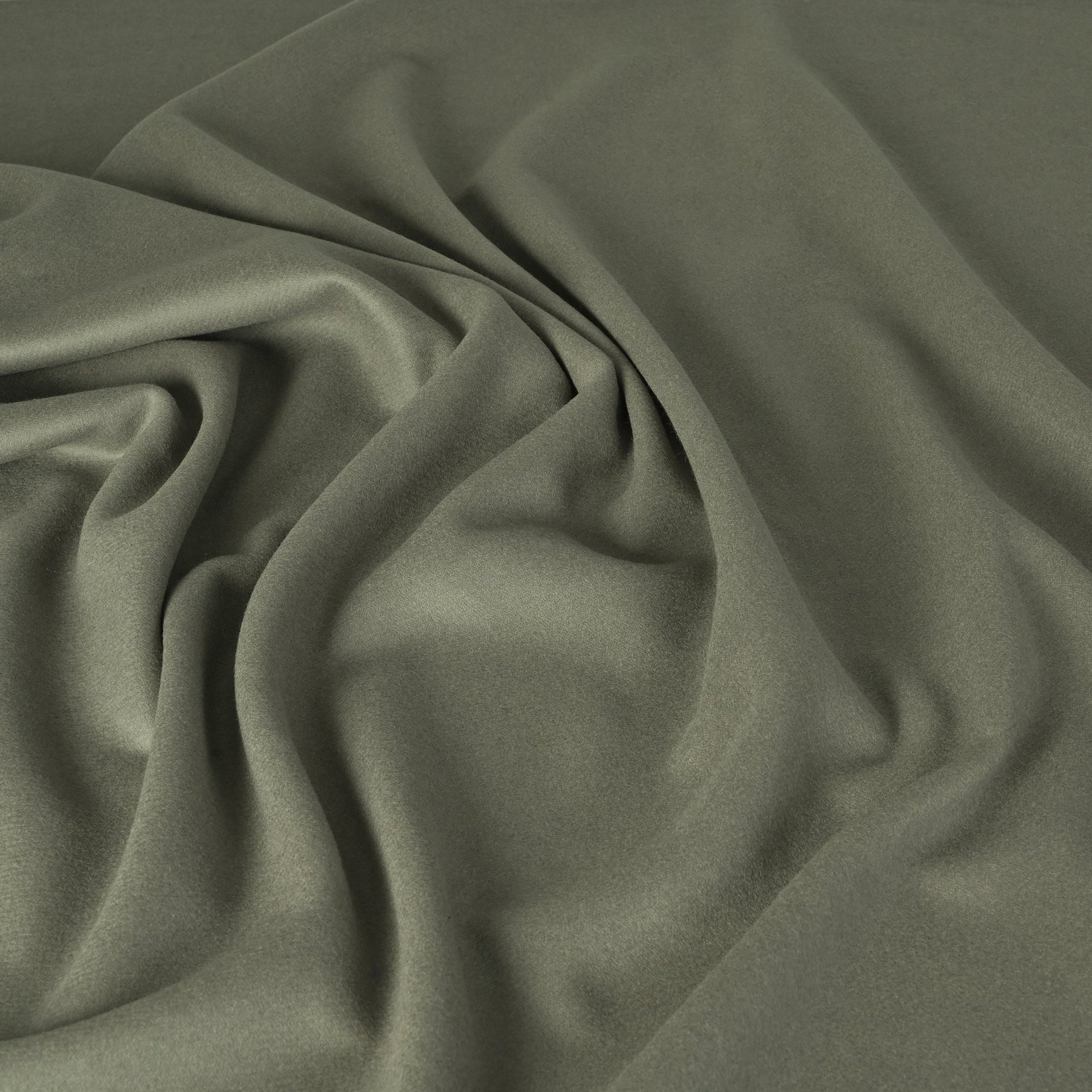 Green Cashmere Coating Fabric 95436
