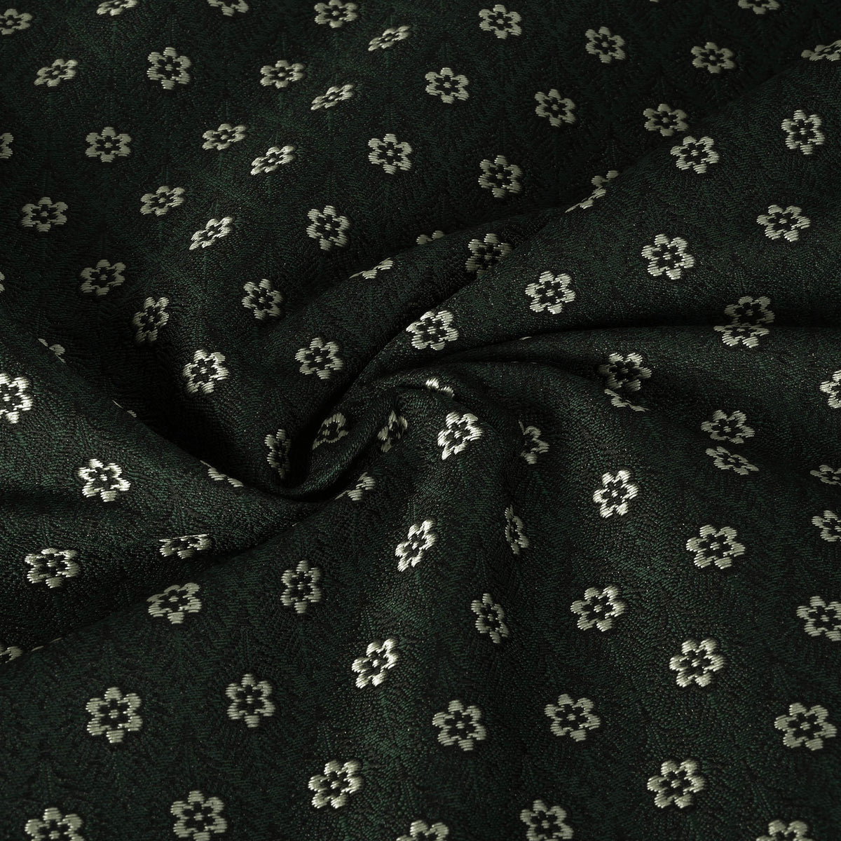 Green Floral Jacquard 3829