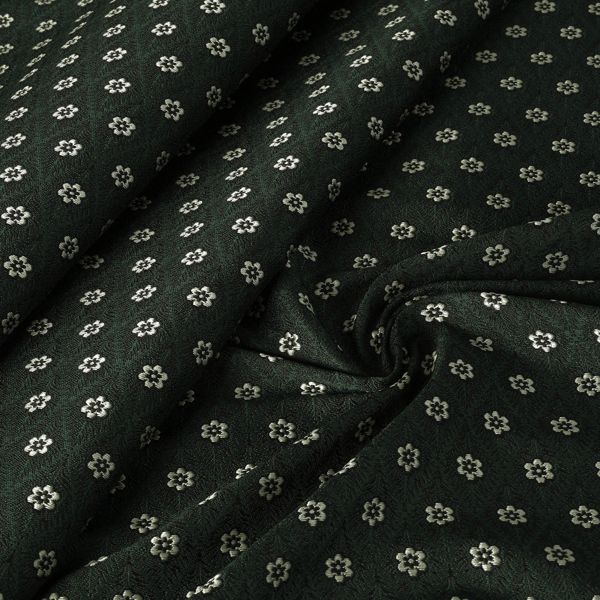 Green Floral Jacquard 3829