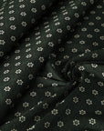 Green Floral Jacquard 3829
