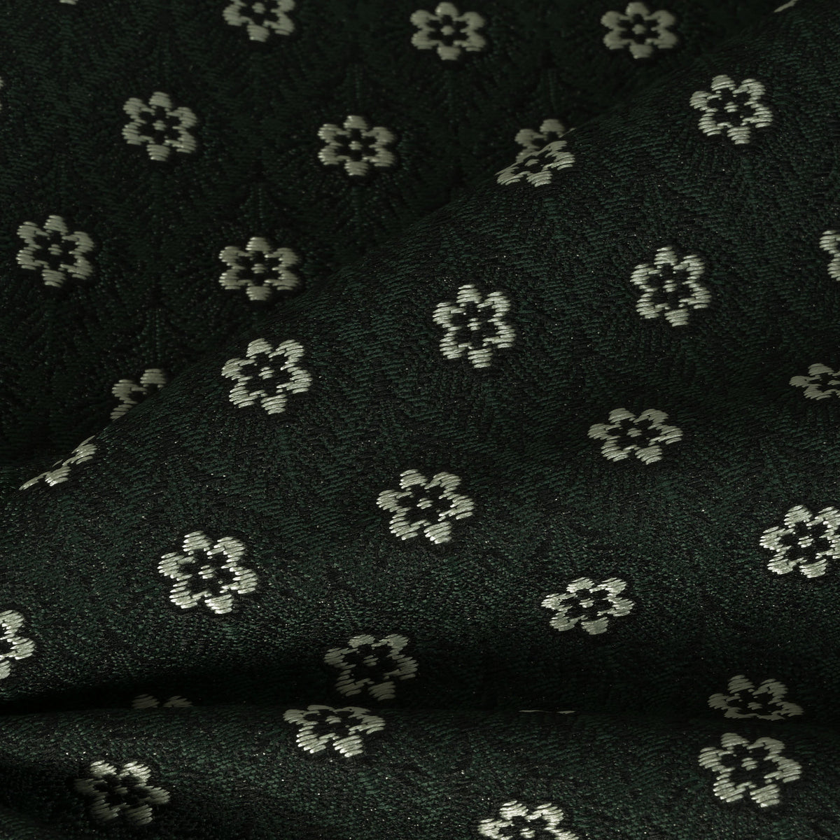 Green Floral Jacquard 3829