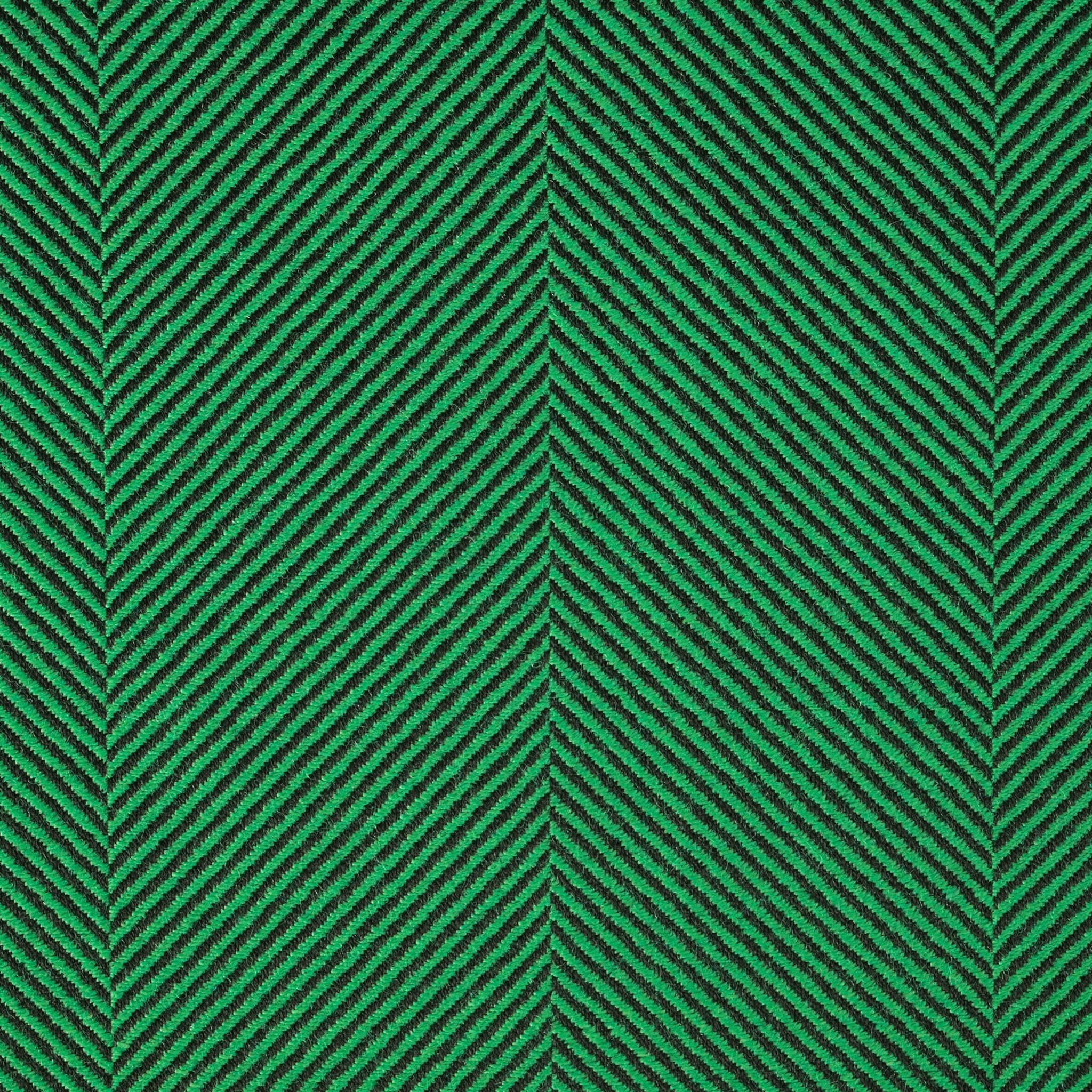Green Herringbone Suiting Fabric 3812